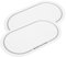 SOIMISS 2 Stück Bassdrum-Aufkleber Bassdrum-Pads trete Kick-Drumhead-Schutz Kick-Drumhead-Patch Drum-Patch für Drum Kick-Drum-Pad Bassdrum-Patch Bassdrumfell-Patch das Haustier Weiß