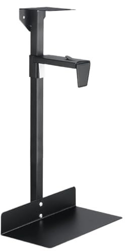 Adjustable Under Desk PC Mount - CPU Case, Tower Frame | Computer Box Shelf for Workstation Installation Under Table Support Holder, Wall Clip for Rig, Home Office Tech Space Saver