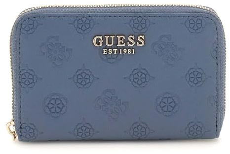 GUESS Phoebe SLG Medium Zip Around Wallet M Slate Logo