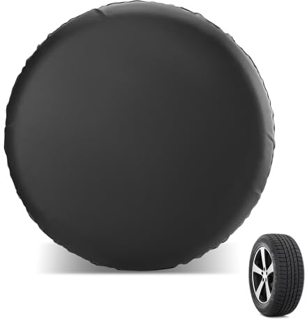 Avutrel Reifentaschen Universal Radabdeckung Felgenschutz ist aus PVC-Weichleder Wasserdicht Staubdicht Reifenaufbewahrung Wohnmobil Für Autos wie Jeep und SUV 16