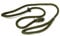 K.J.K Ropeworks Slip Leads with Rubber Stop - Olive
