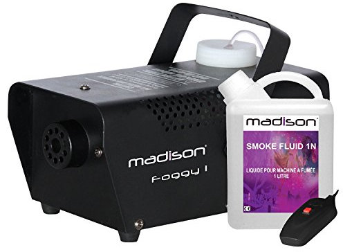 MADISON FOGGY-1 Machine à fumée 400 watts avec télécommande et liquide