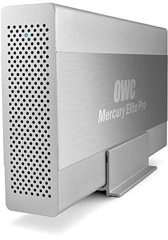 OWC Mercury Elite Pro 2TB 2000GB Silver - external hard drives (Wired, 5 - 42 °C, FireWire 800, USB 3.0 (3.1 Gen 1) Type-B, eSATA, HDD, -40 - 65 °C, FireWire, USB, eSATA)