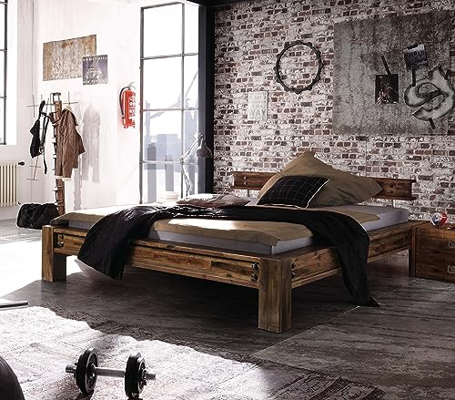 HASENA Bettgestell San Luca Akazie vintage brown 140x200