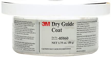 3M Dry Guide Coat Kartusche 05860, Nachfüllung, Carbon Black Pulver, keine Wellen, kein Abdecken, 50 g, Dunkelgrau