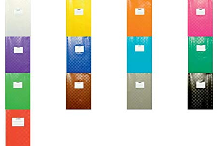 LANDRÉ 100420069 Heftschoner DIN A4, geprägt (Bast), braun, aus PP