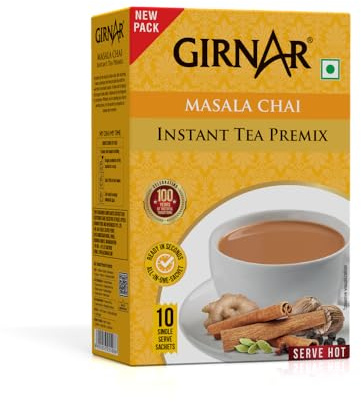 Girnar Instant Tea Premix With Masala | Masala Tea | 10 sachets