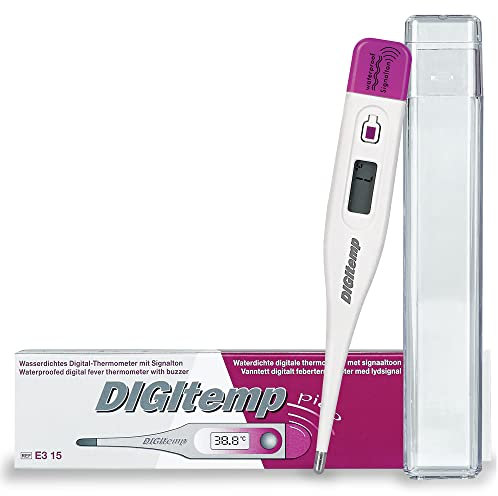 Digitemp 01219746 Elektronisches Fieberthermometer mit Einzeldisplay