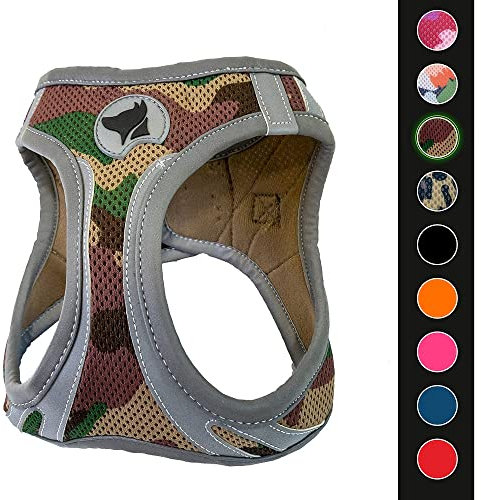 Croci C5081667 - Pettorina Riflettente Per Cani, Multicolore (Camouflage), M, 1 Pezzo