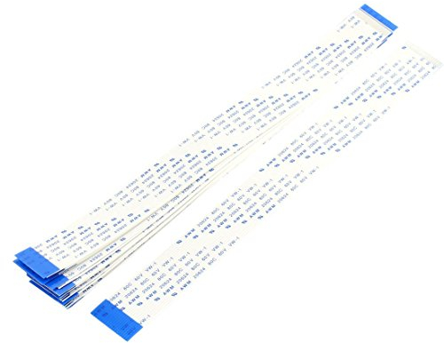 sourcing map 1.0mm Pitch Pin-AWM 80C 60V VW-1Flexibles Flaches Kabel FFC 200mm 20Stück de