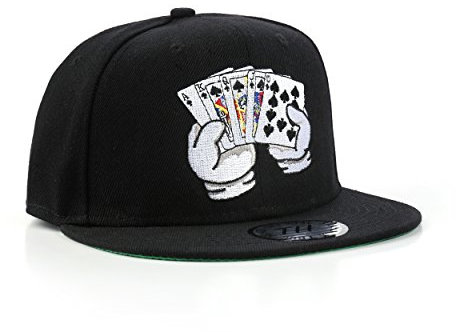 True Heads Texas Poker Hands Royal Flush Snapback Baseball Cap