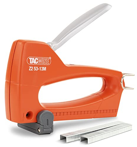 Tacwise 1218 Grapadora Metálica Z2 53-13M con 300 Grapas, Utiliza Grapas Tipo 13 y 53 da 4-8 mm