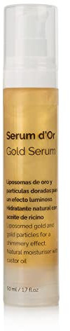 Serum Oro Luminoso 50 ml de Dia - Serum Altamente Hidrante con Efecto Luminoso - Contiene Oro Liposomado y Particulas Doradas