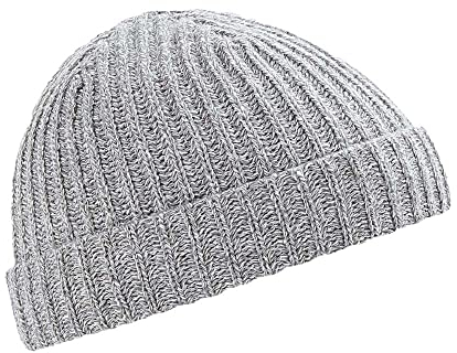Beechfield Unisex Retro Trawler Winter Beanie Hat Baseballkappe für Unisex-Erwachsene Einheitsgröße Grau