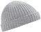Beechfield Unisex Retro Trawler Winter Beanie Hat Baseballkappe für Unisex-Erwachsene Einheitsgröße Grau