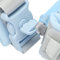 2m Baby Anti Verloren Sicherheit Handgelenk Link Harness Strap Seil Rucksack Leine Gehen Hand Gürtel Band Armband für Kleinkinder Kinder(Blau)