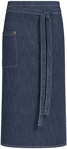 GREIFF Gastro Moda Service Bistroschürze 100x80 Jeansblau Denim Jeans Modell 4126