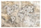 Fototapete selbstklebend - Shabby Uhren Weltkarte - Wandbild 225 x 336 cm