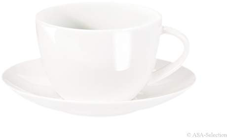 Set 2-tlg. Kaffeetasse 0, 21ltr. mit Untere A TABLE ASA-Selection (6 Stück)