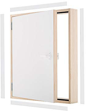 Kniestocktür Drempeltür EXTRA Ud=0,85 W/m2*K Oman 90x55 Holz Abseitentür