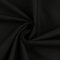Viskose 100% - Sommer-Blusen-Stoffe Uni - 0,50 m - Stoffe Meterware (Schwarz)