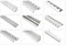 Binari per piastrelle HEXIM/Binari in acciaio inox, argento spazzolato 2 m - Ampia scelta di altezze e profili dei binari, acciaio inox V2A - Profilo rotondo 9 mm