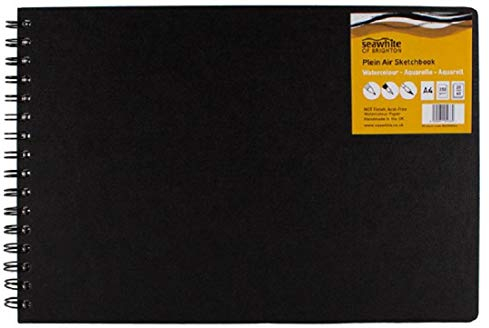 Seawhite Plein Air Skizzenbuch, A4-20 Blatt, 350 g/m², säurefrei