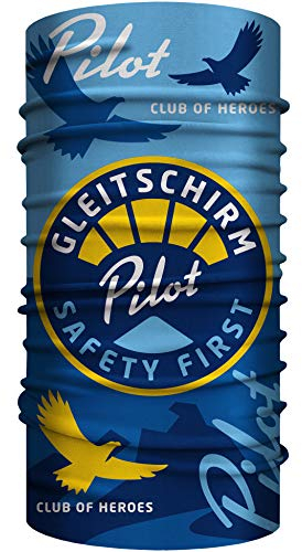 Club of Heroes Gleitschirm Bandana, nahtloses Multifunktionstuch aus weicher Mikrofaser/atmungsaktiv Schlauchschal Halstuch Schal Tuch/Paragliding Flugsport Flugberg Fliegen Bergsport Alpen