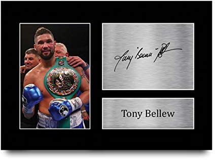 HWC Trading Tony Bellew Gifts gedrucktes Autogramm-Bild für Box-Fans, A4