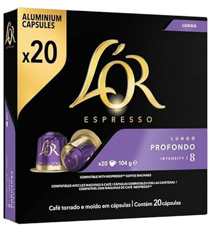 L'OR - Café Capsules Espresso Lungo Profondo 104G - Lot De 3