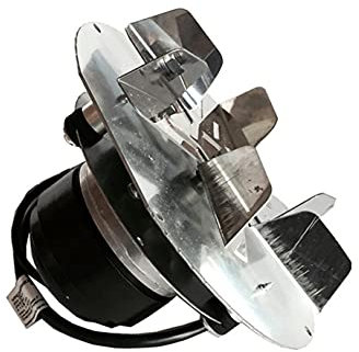 ERICAMBI, Estrattore Aspiratore Fumi per Stufe a Pellet con Motore ECOFIT 2RECA3 e Girante in Acciaio AISI 430, Ventola H 25mm Ø 150mm, Potenza 27W, Corredato di Encoder
