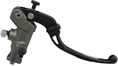 ACCOSSATO Pompa Freno Radiale - Lavorata CNC - PRS 19 x 17-18-19 Con Leva Snodata Lunga Nera