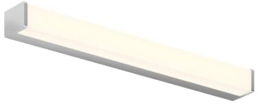 Lindby LED Wandleuchte, Wandlampe Bad Klea (spritzwassergeschützt (Modern) in Chrom aus Aluminium (1 flammig) - Wandleuchten Spiegelleuchte Badezimmer Wandbeleuchtung Badezimmerleuchte