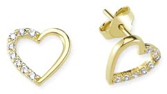 Glorria sense Gold Herz Pflaster Ohrring - VK0510