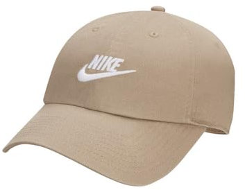Nike Unisex U Nk Club Cap U Cb FUT WSH L Kappe, Khaki/White, S/M