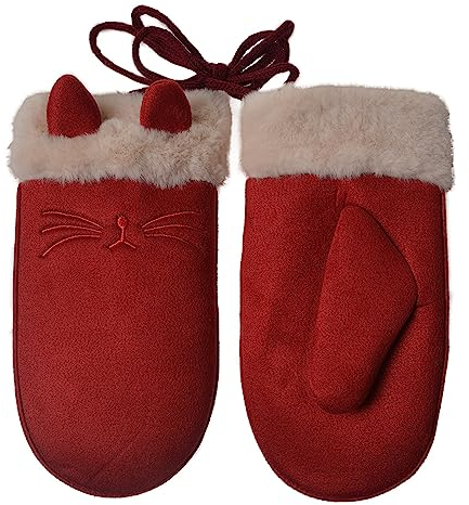 Clayre & Eef Juleeze Kinderhandschuhe 10x20 cm Rot Polyester