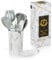 FAGANO 12 Piece Silicone Kitchen Utensils Set | Heat Resistant and Non-Stick Kitchen Utensils | Original Kitchen Utensils Sets | Grey and White Marble Effect