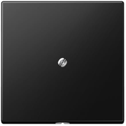 Jung LS990ASWM Platte mit Kabelausgang, schwarz matt