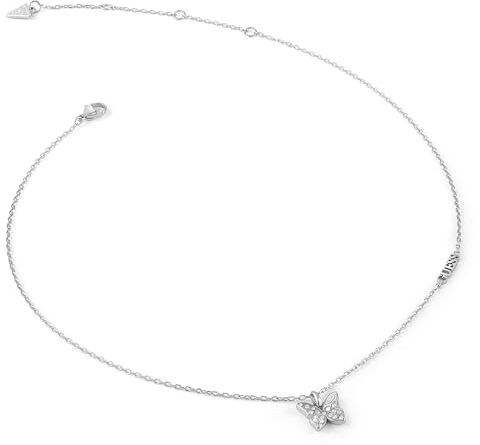 GUESS Chrysalis Halskette Stahl JUBN04107JWRH, Silber, Kein Edelstein