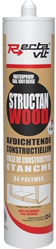 Structan Holzleim Polymer Holzleim Rectavit 290ml Kartusche Holzton