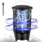 2 En 1 Lámpara Antimosquitos Electrico,con Lámpara Led,Recargable USB,Pantalla De Batería,Impermeable Ipx5,Lámpara Antimosquitos Electrico para Interior,Exterior,Camping,Hogar,Jardín