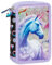 Ragusa-Trade Mädchen Kinder Pferde Einhorn Unicorn 2-Fach Federtasche Federmappe Schlamper 27 TLG. gefüllt (KO23), lila/Glitzer, 21 x 12 x 4 cm