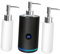 Single Essential Oil Bottle Heater LED Screen for Salon SPA Adjustable Home Beauty Tool Oil Bottle Warmer Massage Oil Warmer, Black