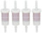Kurihina Kompatibel mit 4er-Pack 879885Q Kraftstofffilter für Mercury Verado 4-Takt-Außenborder Sierra 35-879885T 18-7718