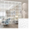 1 2 6 8 15 20 24 12 Stück weiße hängende Raumteiler, dekorative Trennwände, 0,5 cm Decke, temporäre Wandtrennwand für Esszimmer/Studio/Wohnung, Dekoration, Weiß, 1 Stück