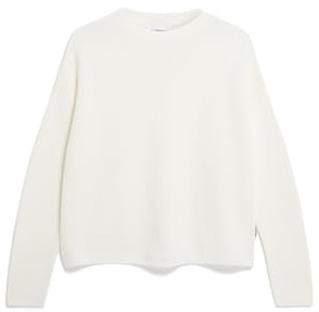 ARMEDANGELS Damen Pullover aus Bio-Baumwolle MERINAA Loose Fit Light Oatmilk XXL