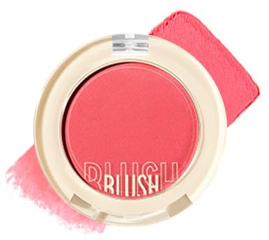 Blush Powder, Mattes Leichtes & Atmungsaktives Rouge Cream, Wasserfest & Schweißbeständig Makeup Blush für Augen/Wangen/Lippen, Hochpigmentiert & Natürlich Aussehen für Verschiedene Hauttypen Geeignet