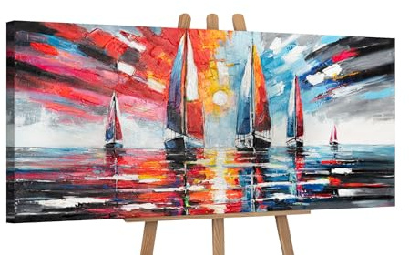 YS-Art Acrylbilder handgemalt Moderne modernes echtes Kunstwerk Wanddeko