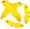 PENIKOKO 3D Style Brake Caliper Covers Set for Front and Rear Calipers Yellow Wheel Hub Protection Universal Fit for Cars and Trucks