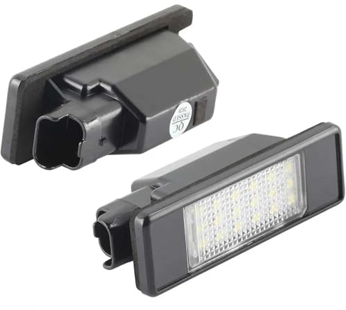 GQQGM Car Licence Number Plate Light For Peugeot 3008 5D Crossover 2008-2012 Car Number Plate Light Assembly Auto parts